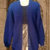 Crochet cardigans navy blue