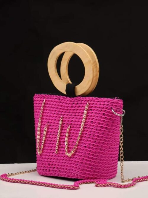 Blush Beauty Crochet Bag