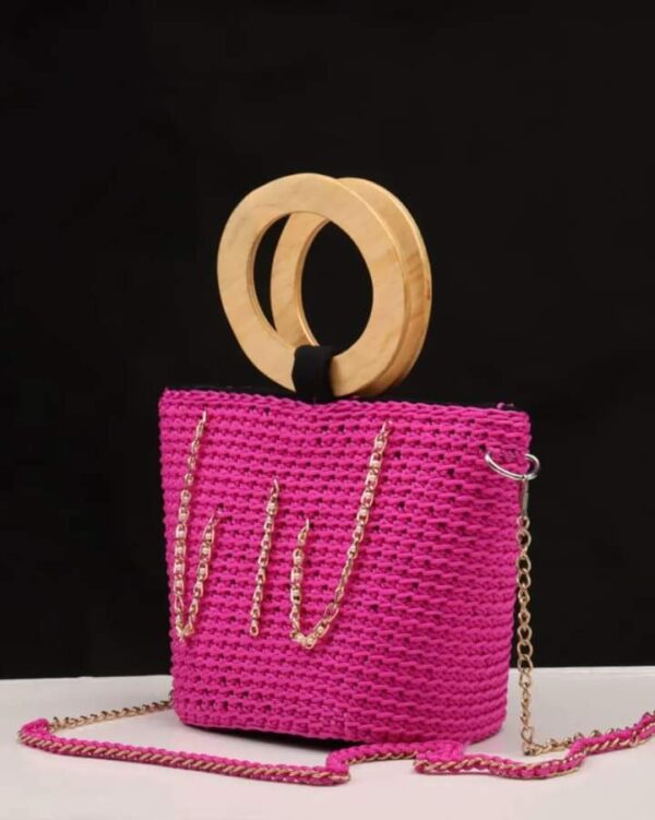 Blush Beauty Crochet Bag