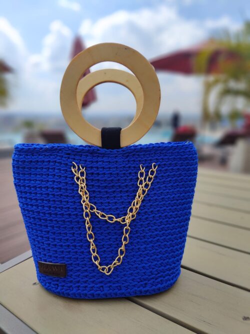 Ocean Breeze Crochet Bag