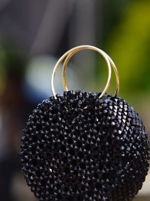 Midnight Mystique Bridal Beaded Bag